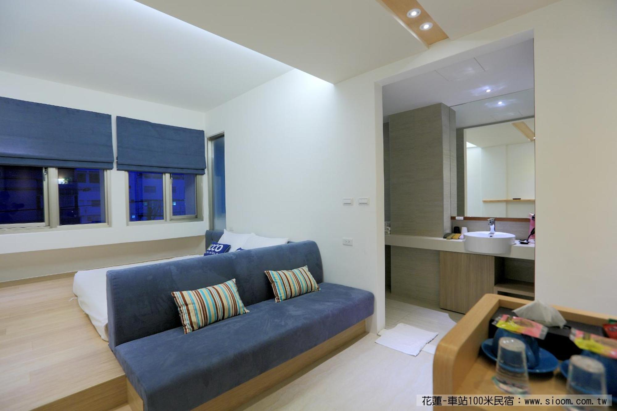 車站100M民宿丨電梯附停車場 Hualien Kamer foto