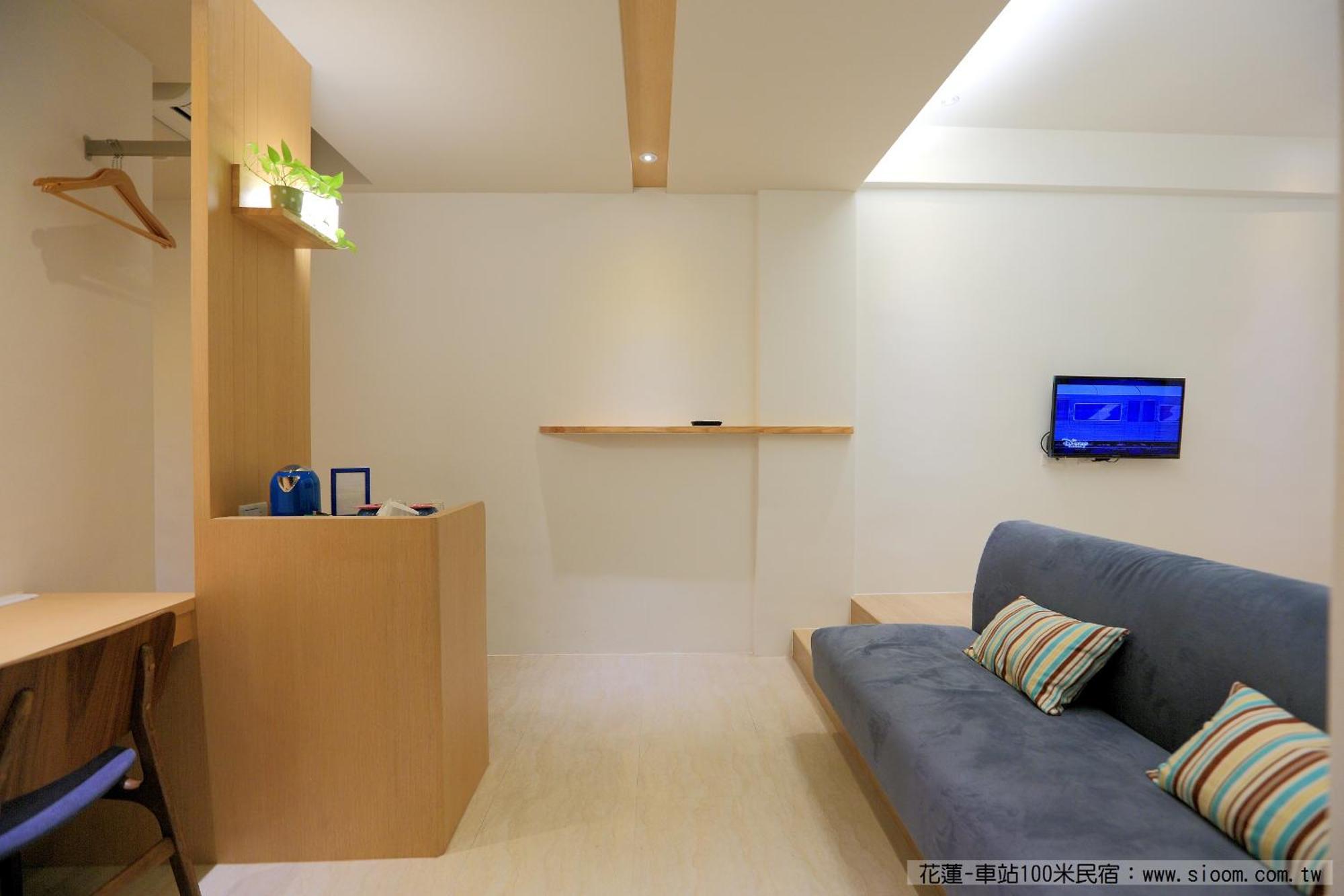 車站100M民宿丨電梯附停車場 Hualien Kamer foto
