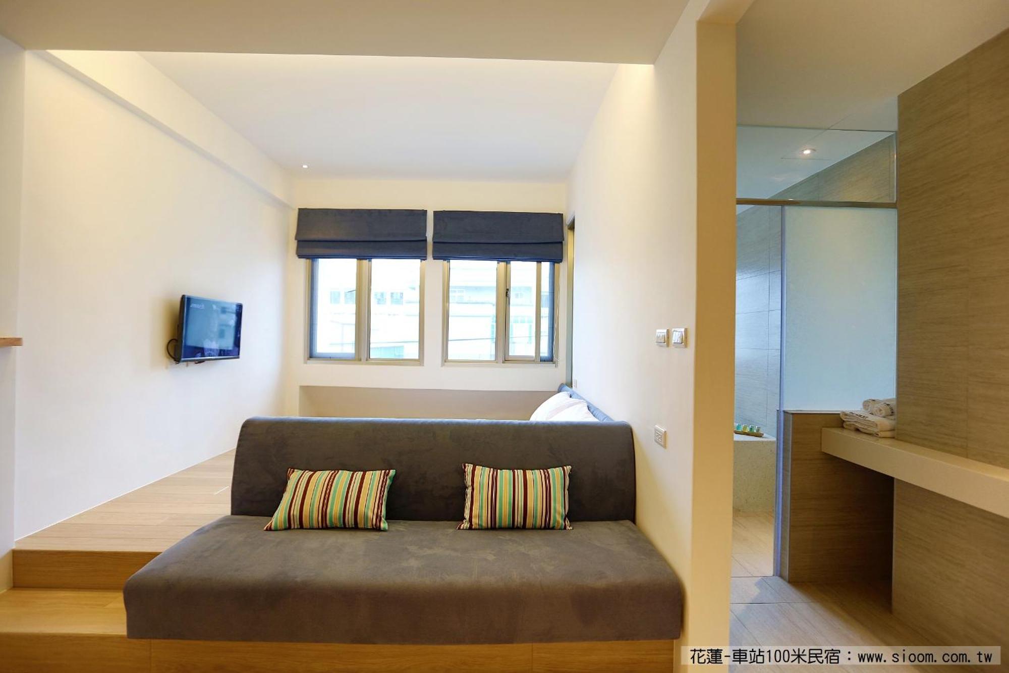 車站100M民宿丨電梯附停車場 Hualien Kamer foto